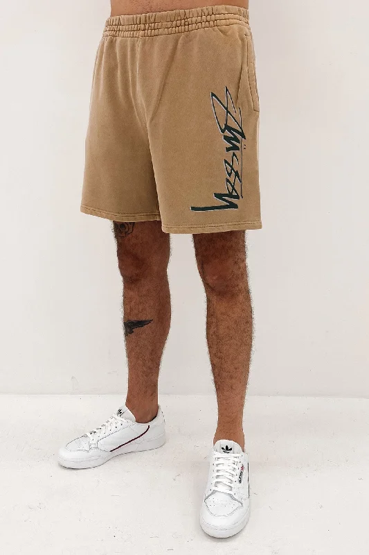 Shadow Script Trackshort Pigment Tan