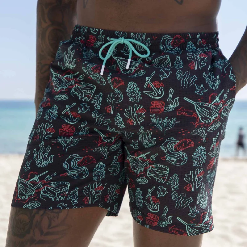 Shipwreck – Stretch Seersucker Hybrid Shorts