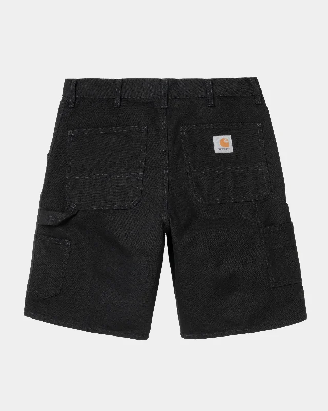 Single Knee Short | Black (rinsed)