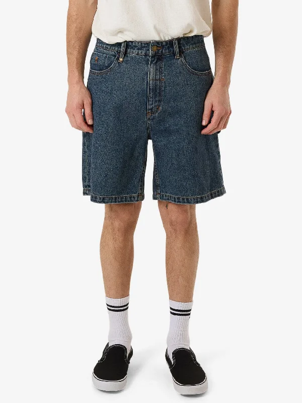 Slacker Denim Short - Dirty Thrills Blue