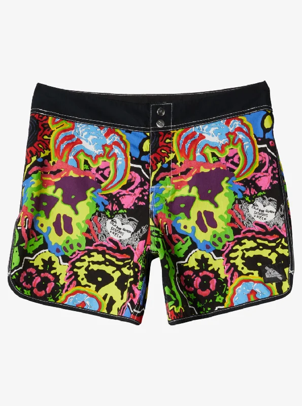 Snyc Original Scallop 16" Boardshorts - Black