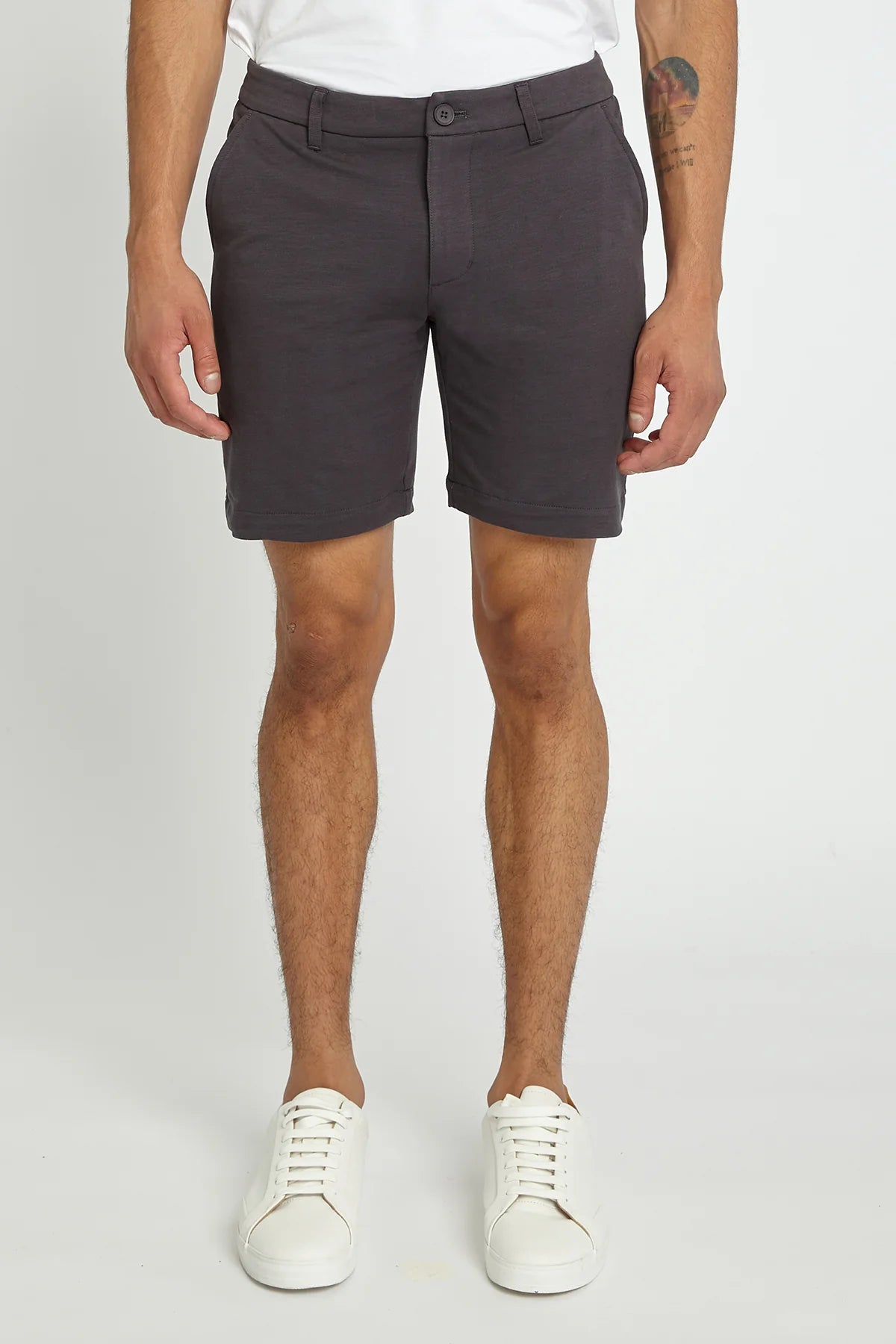 SOLID STRETCH KNIT SHORT