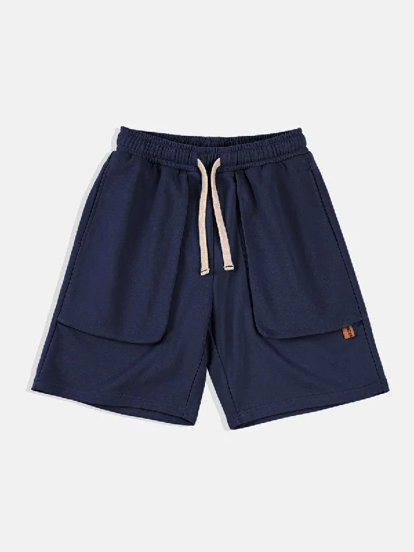 Large Pockets Straight Shorts