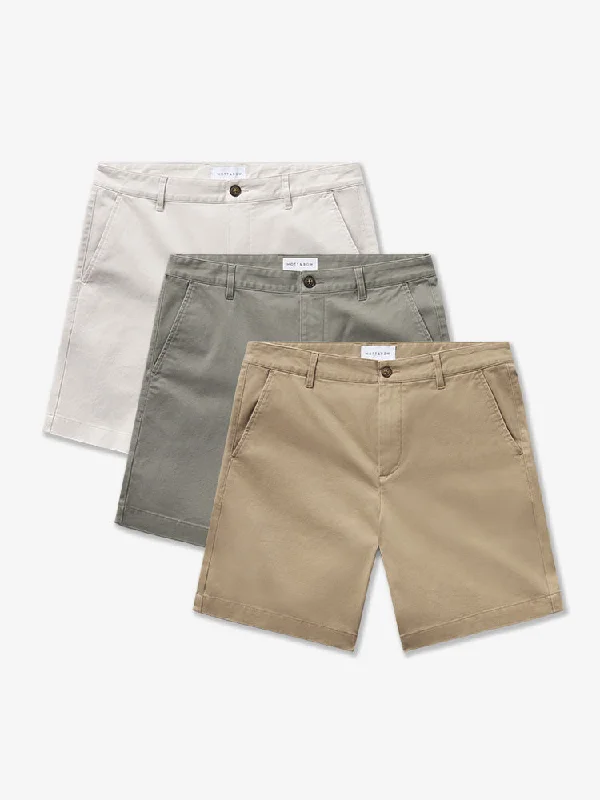 Stretch Chino Short 3-Pack