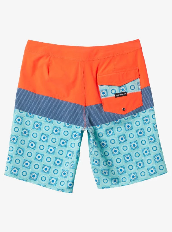 Surfsilk Panel 20" Boardshorts - Fiery Coral