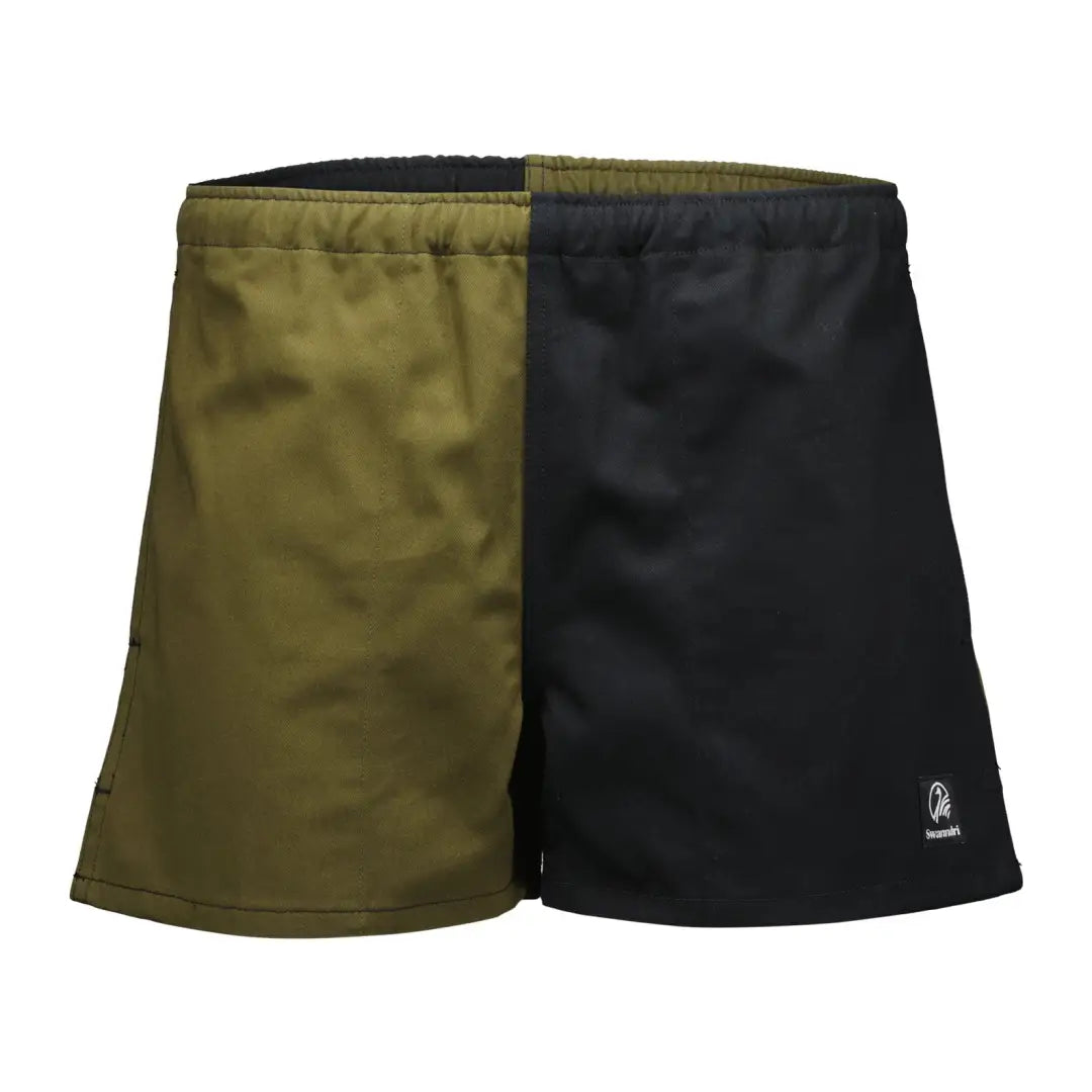 Swanndri Cotton Harlequin Rugby Shorts