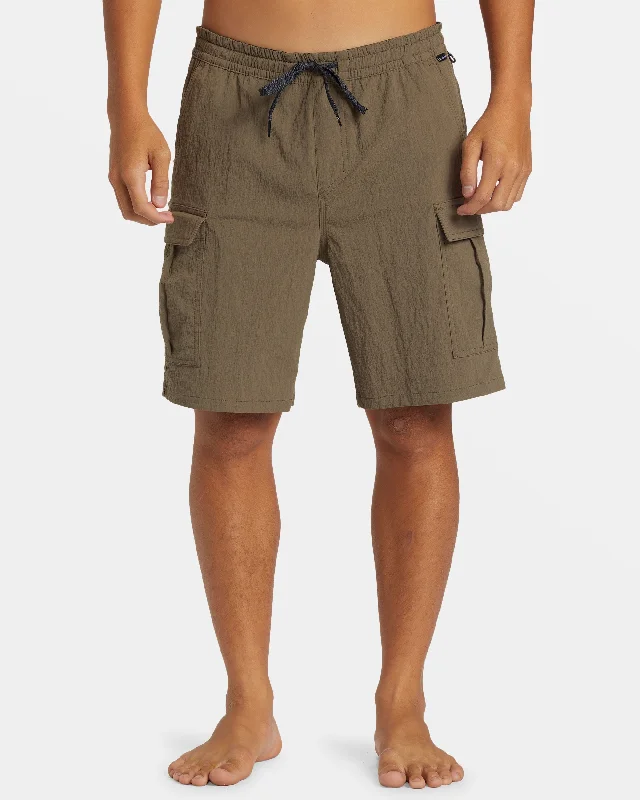 Taxer Cargo 19" Amphibian Hybrid Shorts - Canteen