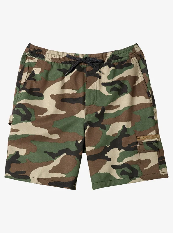 Taxer Cargo Amphibian 19" Hybrid Shorts - Camo