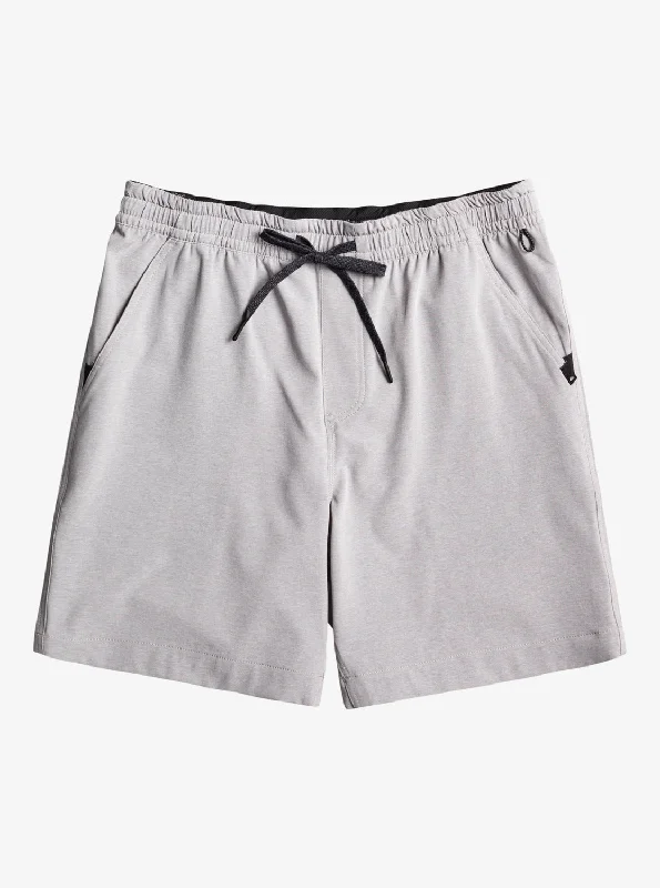 Taxer Heather 18" Amphibian Boardshorts - Sleet