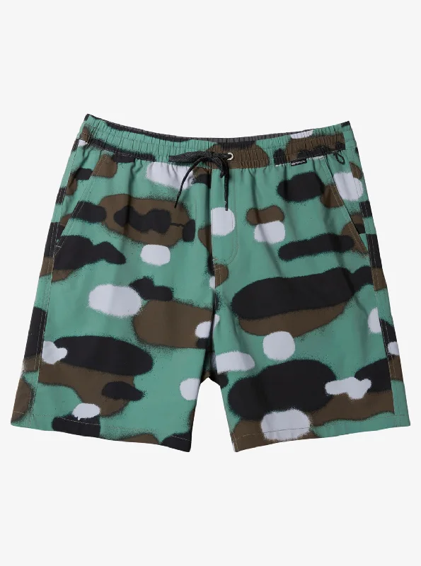 Taxer Print Amphibian 18" Hybrid Shorts - Camo