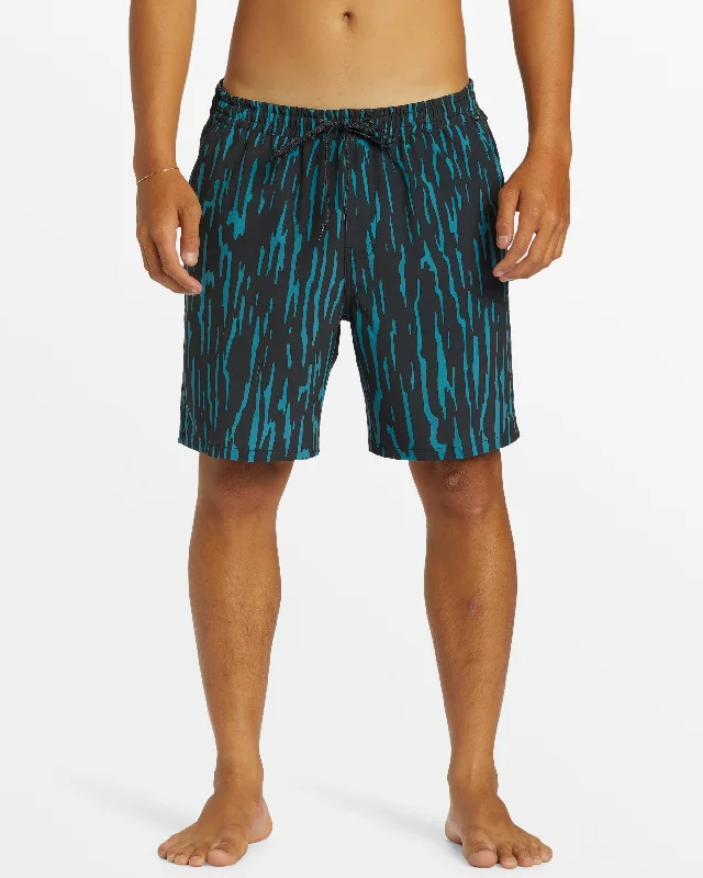 Taxer Print Amphibian 18" Hybrid Shorts - Tarmac