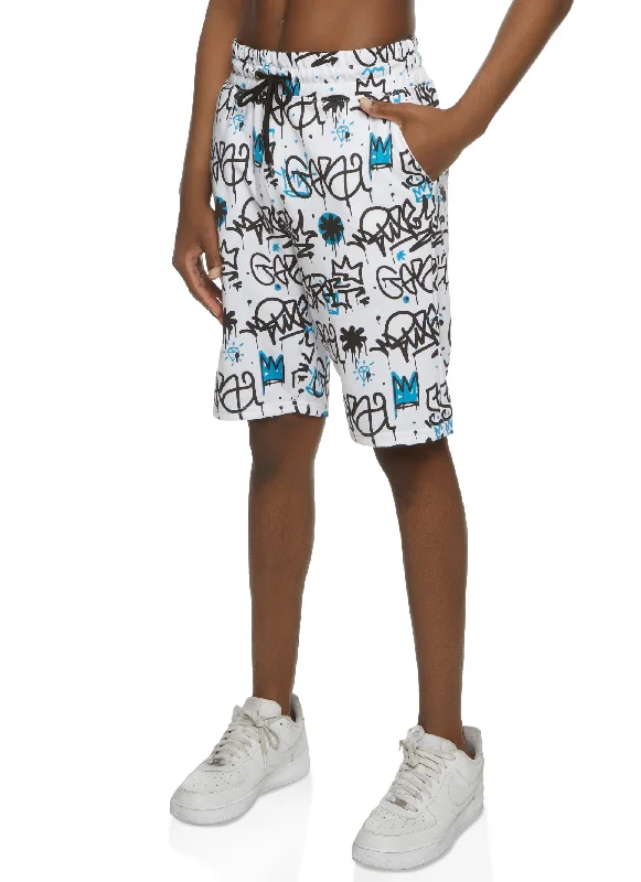 Mens Graffiti Shorts