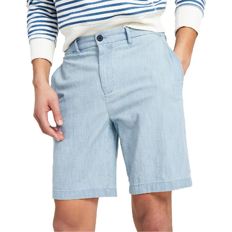 Tommy Hilfiger Mens Stretch Cotton Bermuda Shorts