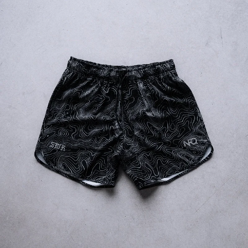 Topo Black/White Training Shorts SWK COLLAB