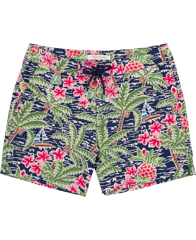 Tori Richard Waikiki Swim - Tradewind Technology - Navy