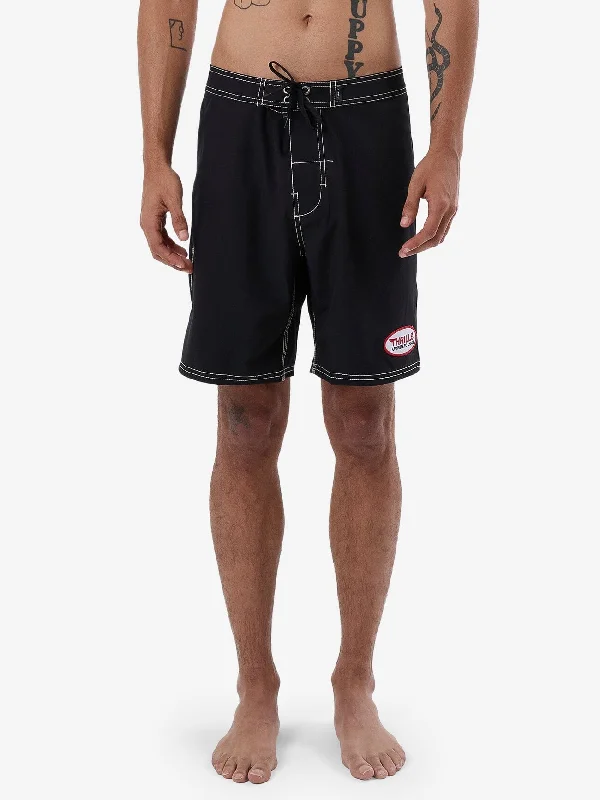 Tribute To Chaos Boardshort - Washed Black