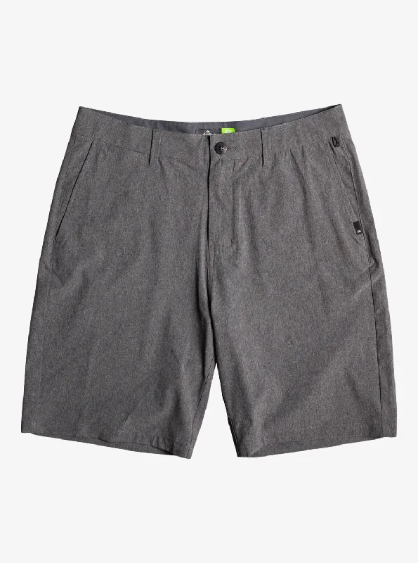 Union Heather 20" Amphibian Boardshorts - Black