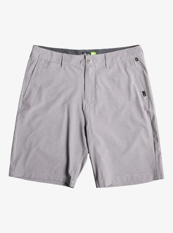 Union Heather 20" Amphibian Boardshorts - Sleet