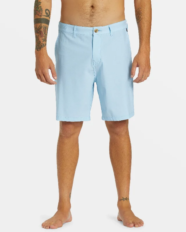 Union Heather Amphibian 20" Hybrid Shorts - Blue Bell