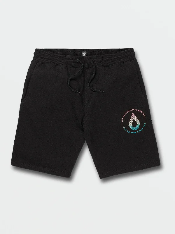 Volcom Booker Fleece Shorts Black