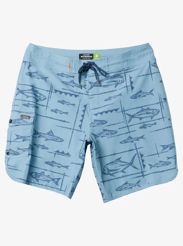 Waterman Bento Box 19" Boardshorts - Bento Dusk Blue