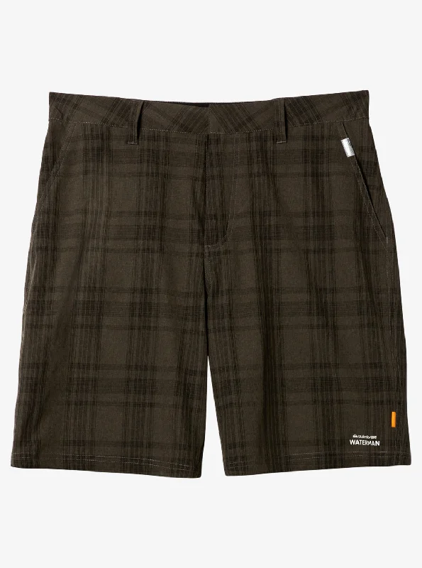 Waterman Bonzer Amphibian 19" Hybrid Shorts - Dark Grey Heather