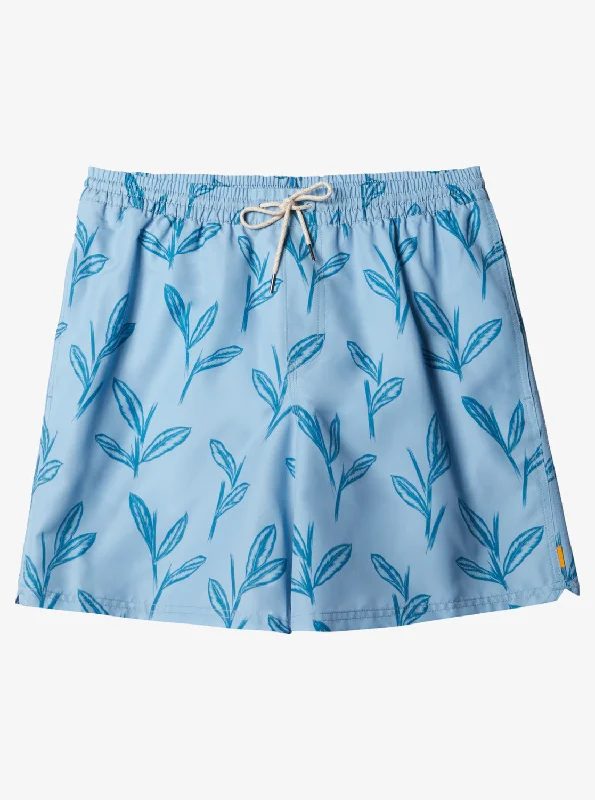 Waterman Ginger Stalks Swim Trunks - Dusk Blue Vly Ginger Stalks