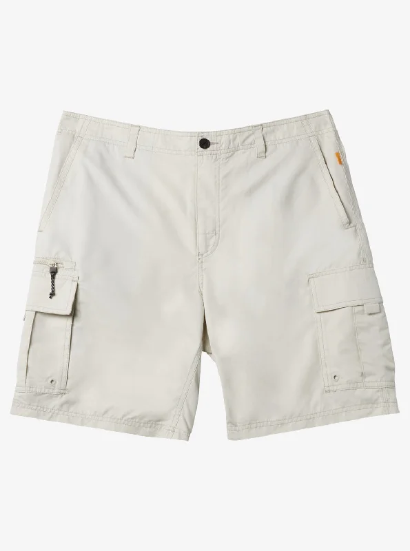 Waterman Maldive Atoll Cargo 20" Shorts - Silver Birch