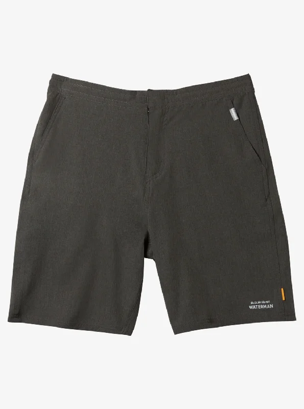 Waterman Suva Amphibian 20" Hybrid Shorts - Dark Grey Heather