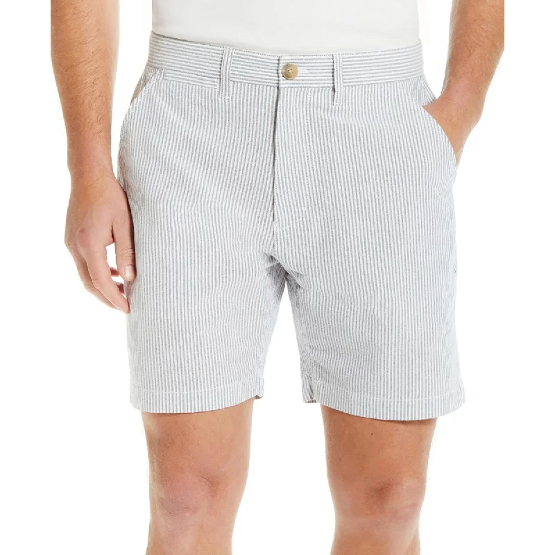 Weatherproof Mens Cotton Striped Casual Shorts