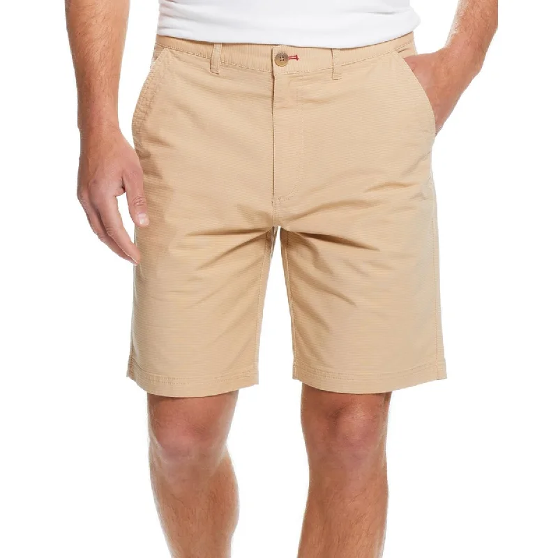 Weatherproof Vintage Mens Ribbed Short Flat Front