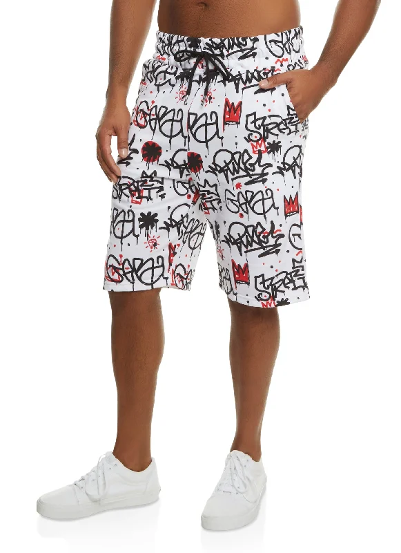 Mens Graffiti Shorts