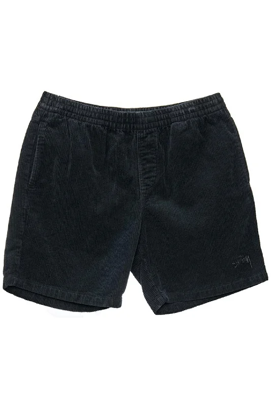 Wide Wale Cord Beachshort Black Black