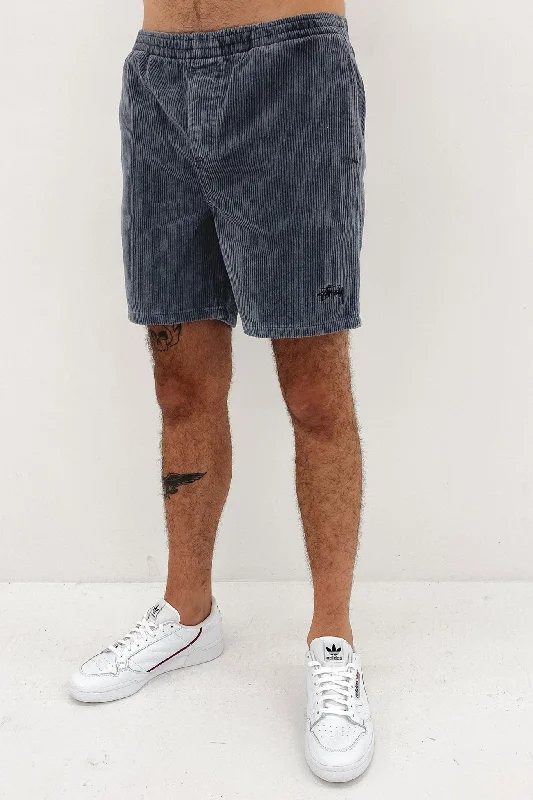 Wide Wale Cord Beachshort Charcoal