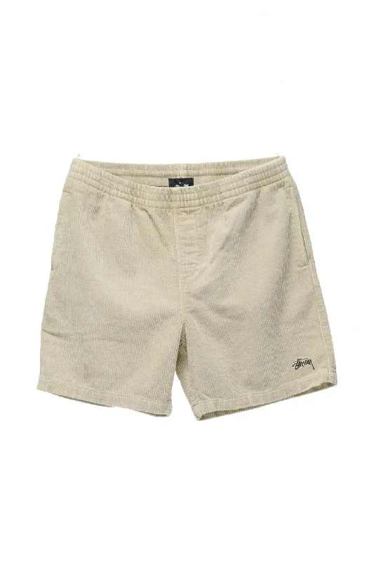 Wide Wale Cord Beachshort Khaki