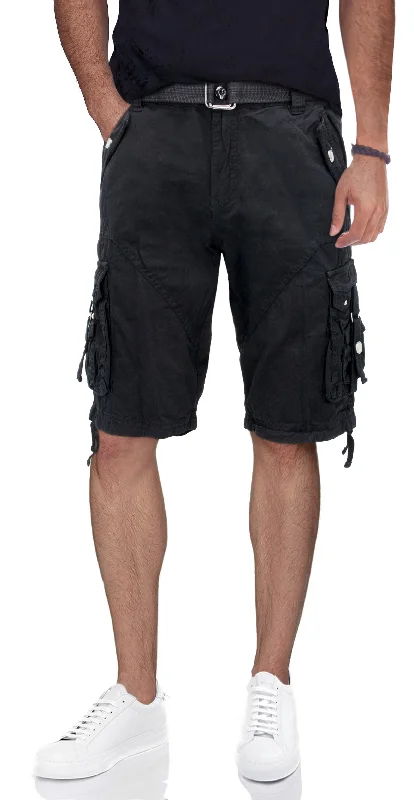 X RAY Mens Tactical Bermuda Cargo Shorts Camo and Solid Colors 12.5" Inseam Knee Length Classic Fit Multi Pocket Capri Pants