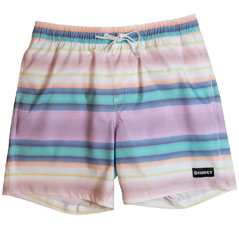 Youth "Bigwake" Purple/Teal/Cream Serape Board Short